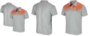Colosseum Men's Gray Miami Hurricanes Needles Polo Shirt